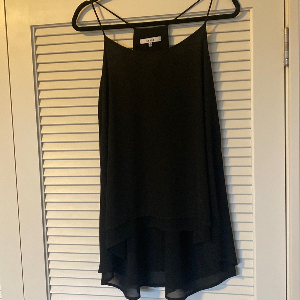 High low spaghetti strap tunic